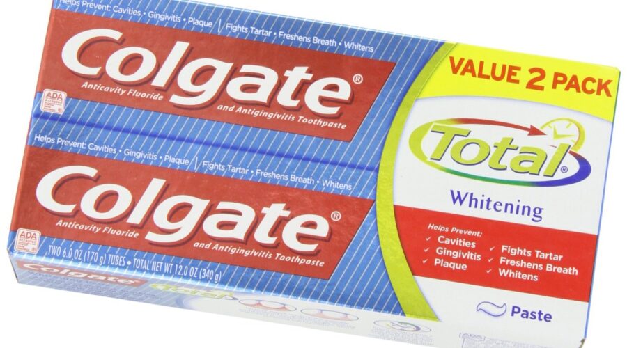 Colgate Total Whitening Toothpaste Twin Pack